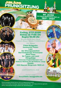 Prunksitzung der Fidelen Burggrafen 26/27