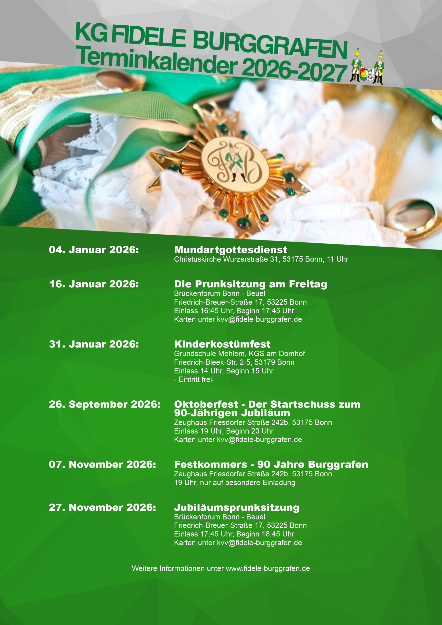 Veranstaltungsübersicht